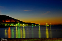 Evening shot of the Ocho Rios Pier, St. Ann